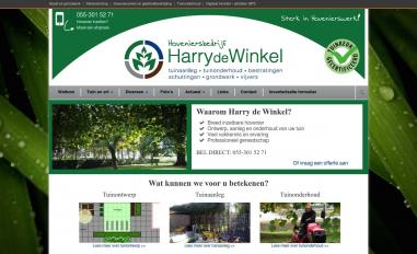 Schermafbeelding van harrydewinkel.nl