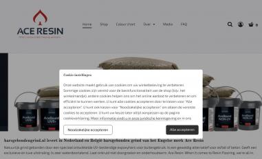 Schermafbeelding van harsgebondengrind.nl