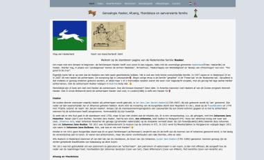 Schermafbeelding van haskergenealogie.nl