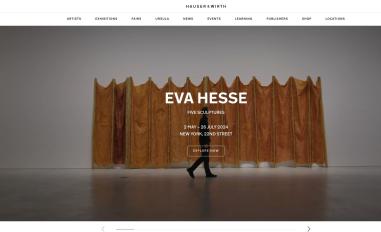 Schermafbeelding van hauserwirth.com