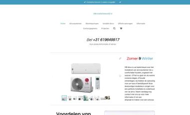 Schermafbeelding van hb-installatiebedrijf.nl