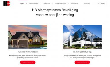 Schermafbeelding van hbalarmsystemen.nl