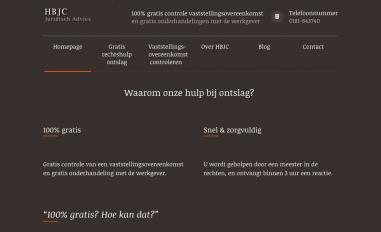 Schermafbeelding van hbjc.nl