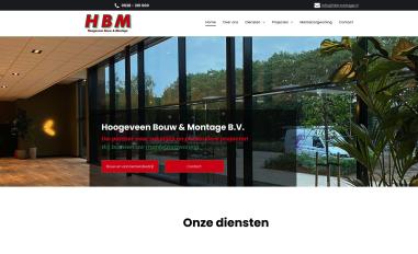 Schermafbeelding van hbmontage.nl