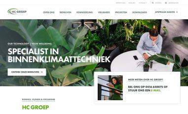 Schermafbeelding van hcgroep.com