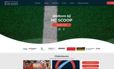 Schermafbeelding van hcscoop.nl