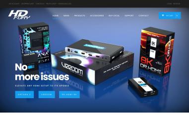 Schermafbeelding van hdfury.com