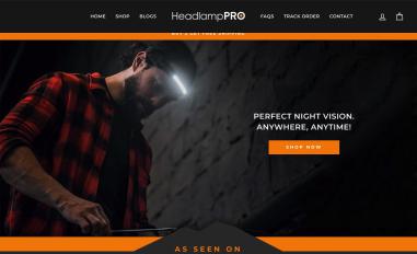 Schermafbeelding van headlamppro.com