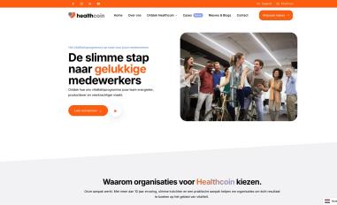 Schermafbeelding van healthcoin.nl