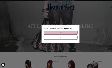 Schermafbeelding van heavensentandco.com