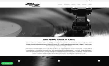 Schermafbeelding van heavymettaal.com