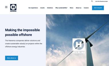 Schermafbeelding van heerema.com