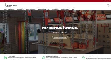 Schermafbeelding van hefenhijswinkel.nl