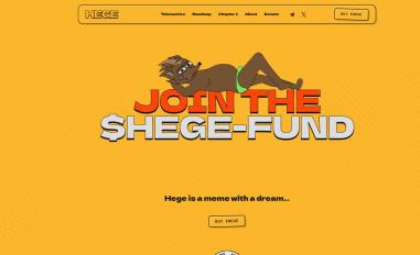 Schermafbeelding van hegecoin.com