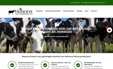 Schermafbeelding van heihoevenatuurproducten.nl