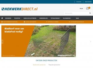 Schermafbeelding van hekwerkdirect.nl