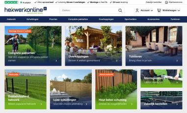 Schermafbeelding van hekwerkonline.nl
