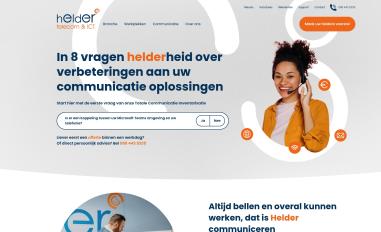 Schermafbeelding van heldertelecom.nl