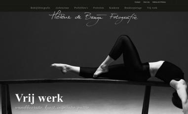 Schermafbeelding van helenedebruijn.nl