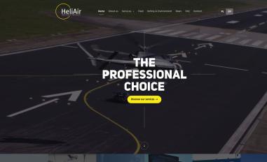 Schermafbeelding van heliair.nl