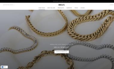 Schermafbeelding van heliajewelry.com