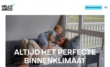 Schermafbeelding van helloairco.be