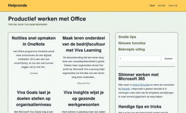 Schermafbeelding van helpronde.nl