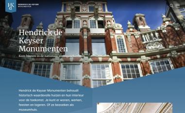 Schermafbeelding van hendrickdekeyser.nl