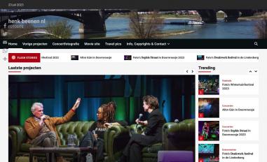 Schermafbeelding van henkbeenen.nl