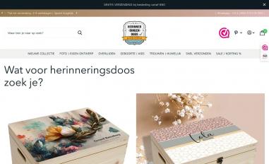 Schermafbeelding van herinnerdingendoos.nl