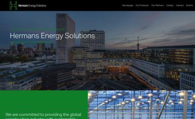 Schermafbeelding van hermansenergysolutions.com
