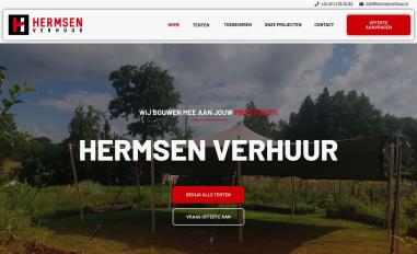 Schermafbeelding van hermsenverhuur.nl