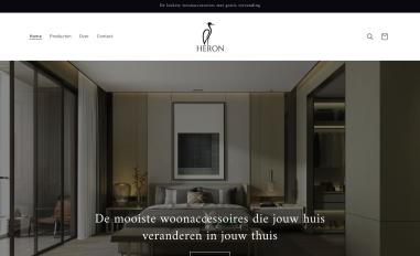 Schermafbeelding van heron-woonaccessoires.nl
