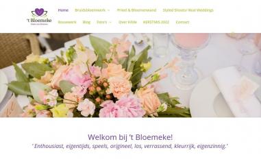 Schermafbeelding van hetbloemeke.nl