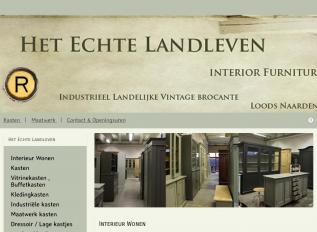 Schermafbeelding van hetechtelandleven.nl