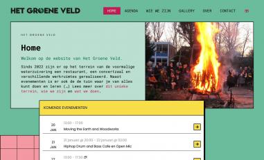 Schermafbeelding van hetgroeneveld.amsterdam