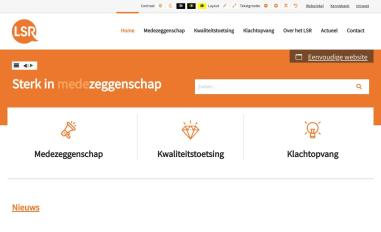 Schermafbeelding van hetlsr.nl