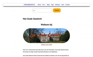 Schermafbeelding van hetoudegesticht.nl