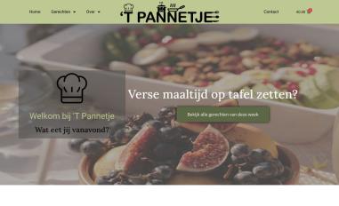 Schermafbeelding van hetpannetje.nl