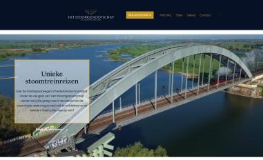 Schermafbeelding van hetstoomgenootschap.nl