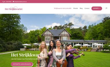 Schermafbeelding van hetstrijkkwartet.nl