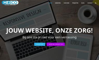 Schermafbeelding van hexco.nl