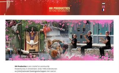 Schermafbeelding van hhproducties.nl