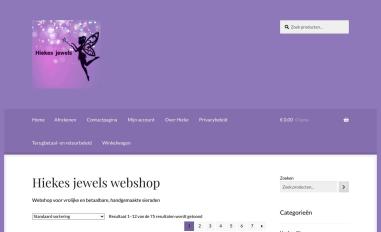 Schermafbeelding van hiekesjewels.nl
