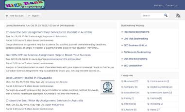 Schermafbeelding van high-rank.de
