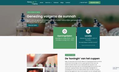Schermafbeelding van hijamaencupping.nl