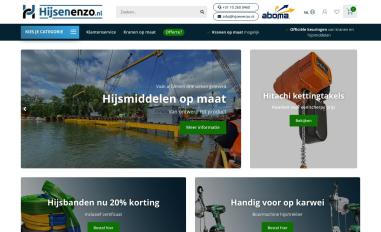 Schermafbeelding van hijsenenzo.nl