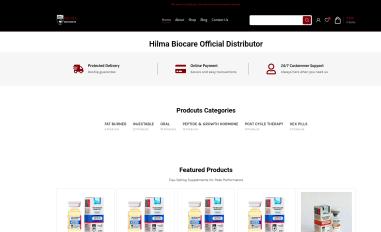 Schermafbeelding van hilmabioshop.com