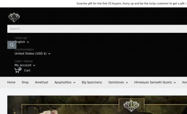 Schermafbeelding van himalyaquartz.in