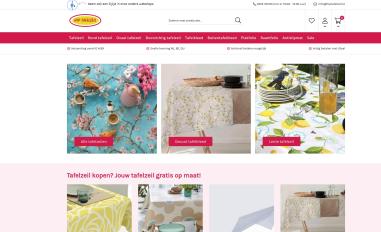 Schermafbeelding van hiptafelzeil.nl